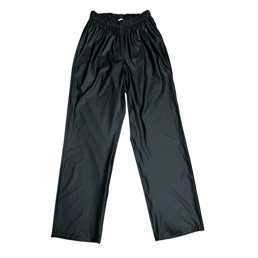 Helly Hansen Black Straight-Leg Rain Pants